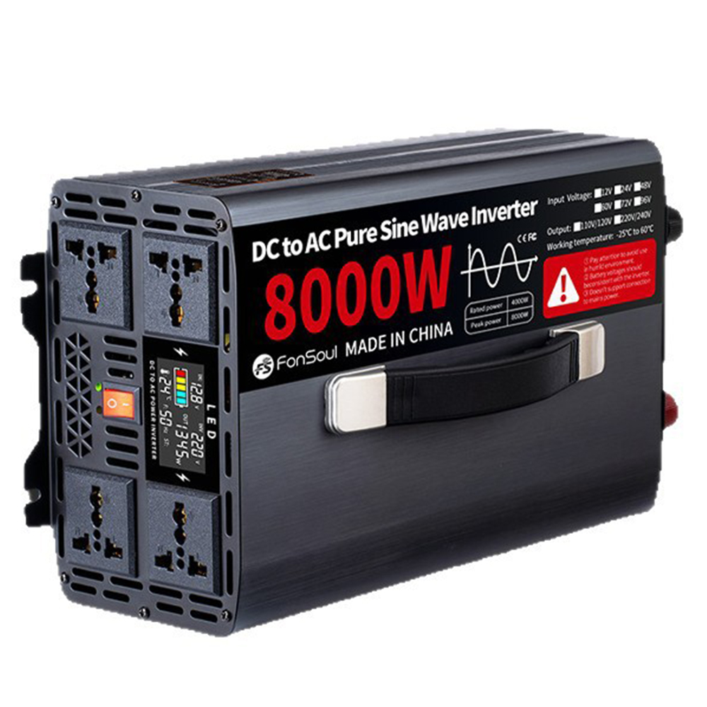 Pure Sine Wave Inverter 5000W 48V 220V - Inversor Portátil de Onda Sinusoidal Pura