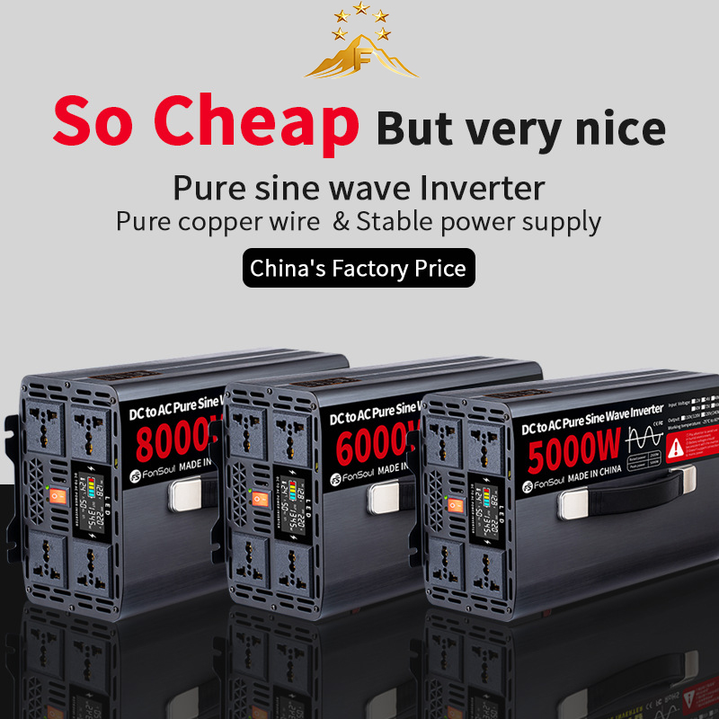Pure Sine Wave Inverter 5000W 48V 220V - Inversores de Onda Sinusoidal Pura Fuera