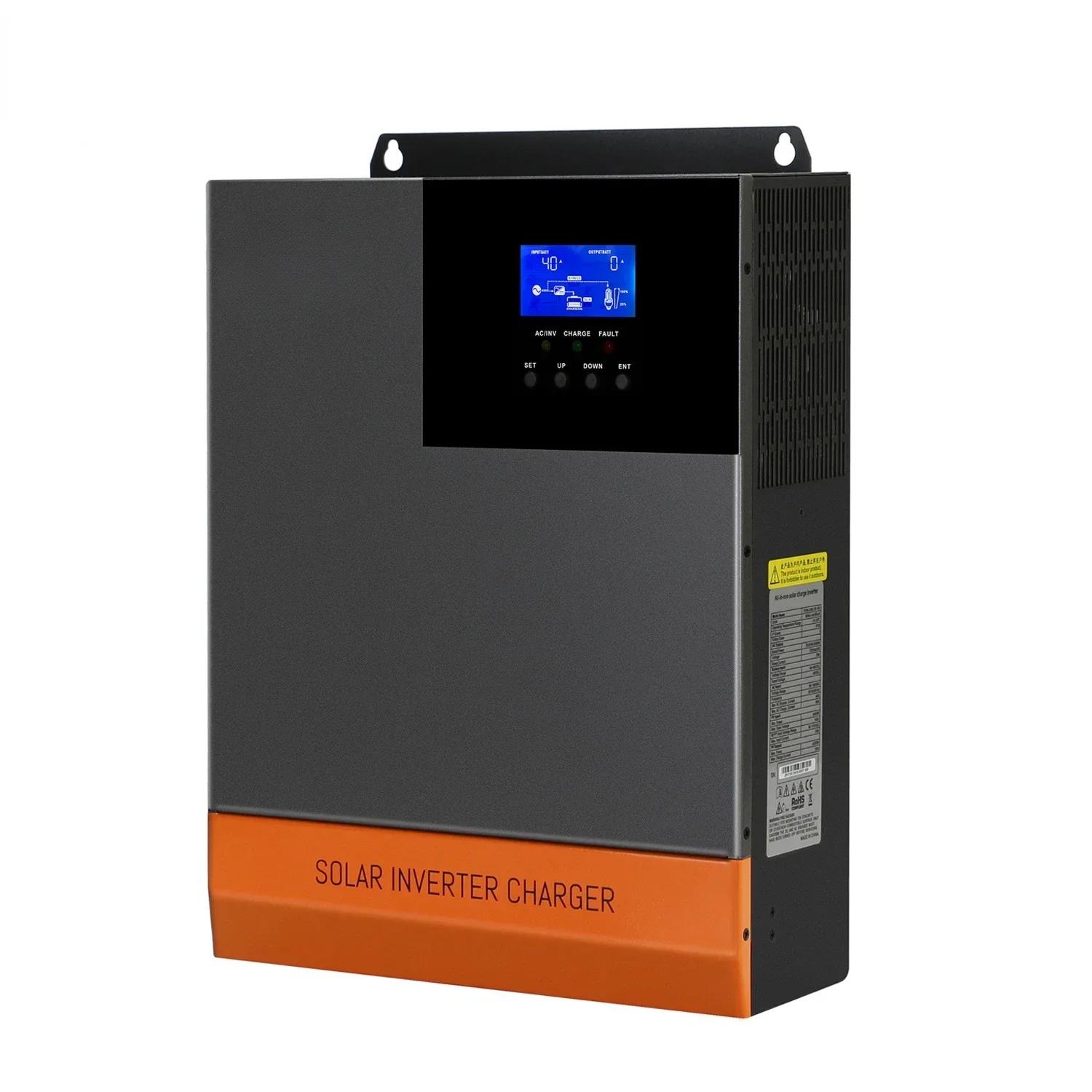 Hybrid Solar Inverter 5.5Kw Mppt 48V - 5,5 kW MPPT 100A óptico 220V