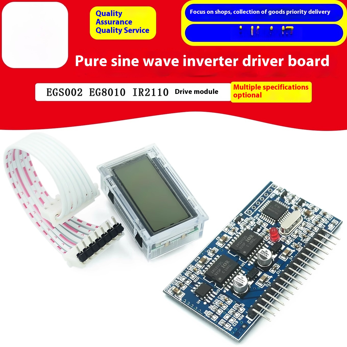Egs002 Pure Sine Wave Inverter Driver Board - Módulo de controlador de placa controladora