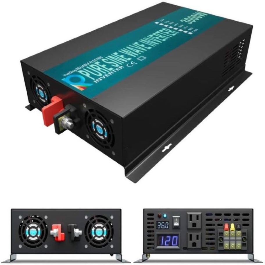 Inverter Pure Sine Wave 60Hz 120V 3000W - Inversor de onda sinusoidal pura, generador
