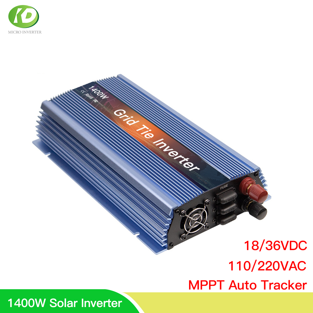 Micro Inverter 1400W Solar Grid Tie - Inversor Solar de 18V, 24V, 36V,