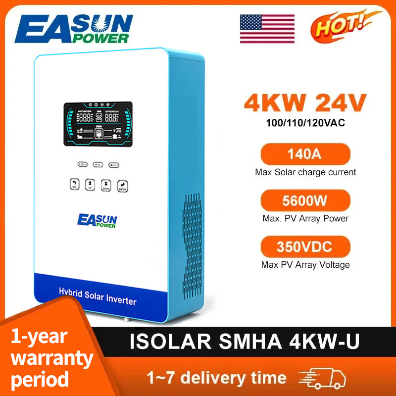 Grid Tie Inverter Limiter 2000W - EASUN POWER 4000W inversor híbrido 110V