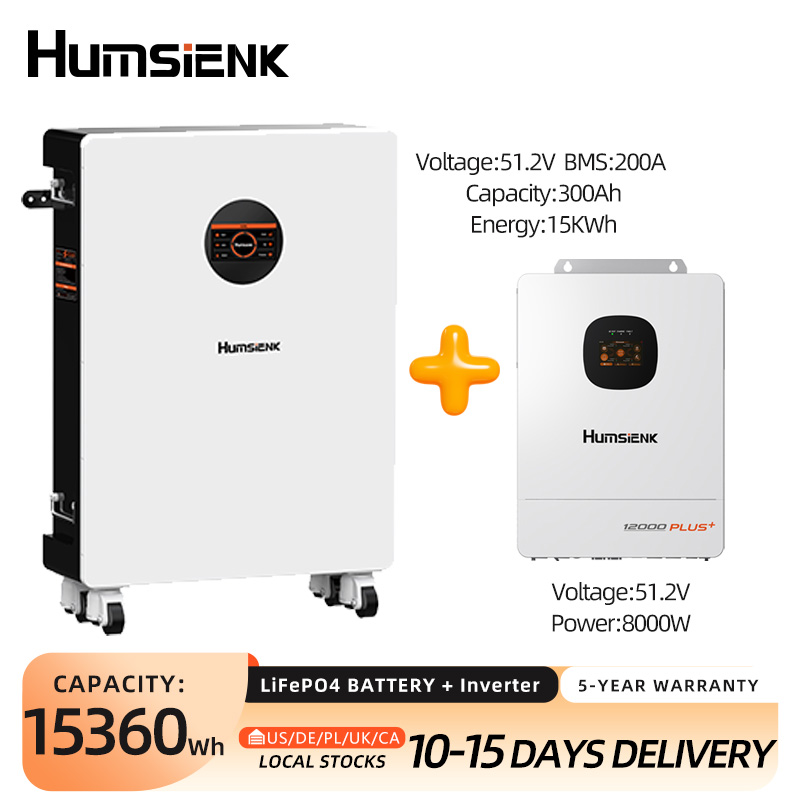 Batería LiFePO4 Humsienk de 48 - Mppt Hybrid Inverter 48V 8Kw 3 Phase reseña y precio