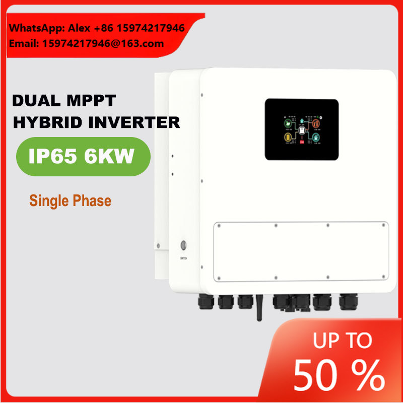 Inversor Solar Híbrido de Baja - Off Grid Solar Inverter 48V 6000W reseña y precio