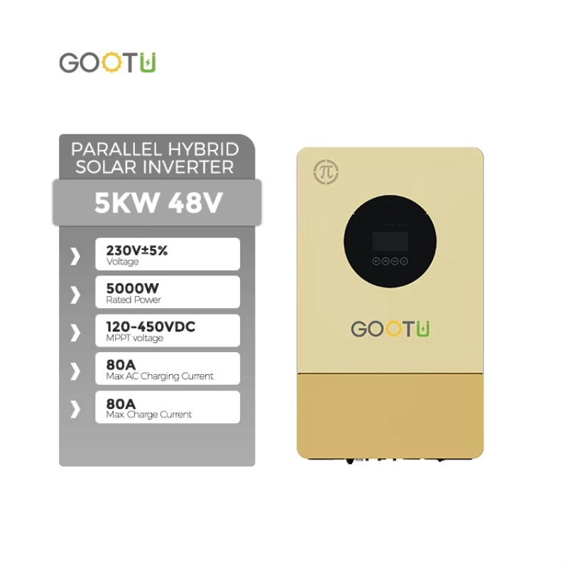 Nuevo Inversor Solar Híbrido G - Parallel Solar Inverter 48V 5000W Mppt reseña y precio