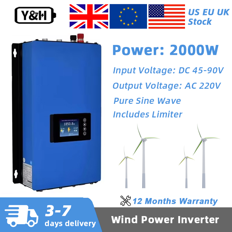 Inversor de conexión a red Y&H - Grid Tie Inverter Limiter 2000W reseña y precio