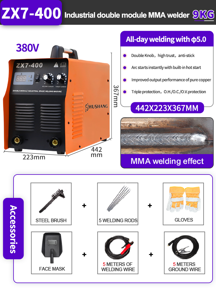 Soldadores industriales MMA de - Inverter Welding Machine Igbt 300A reseña y precio