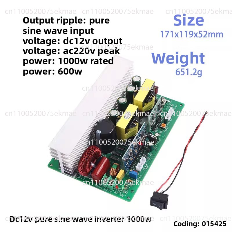 Inversor de onda sinusoidal pu - Pure Sine Wave Inverter Board 24V 48V reseña y precio