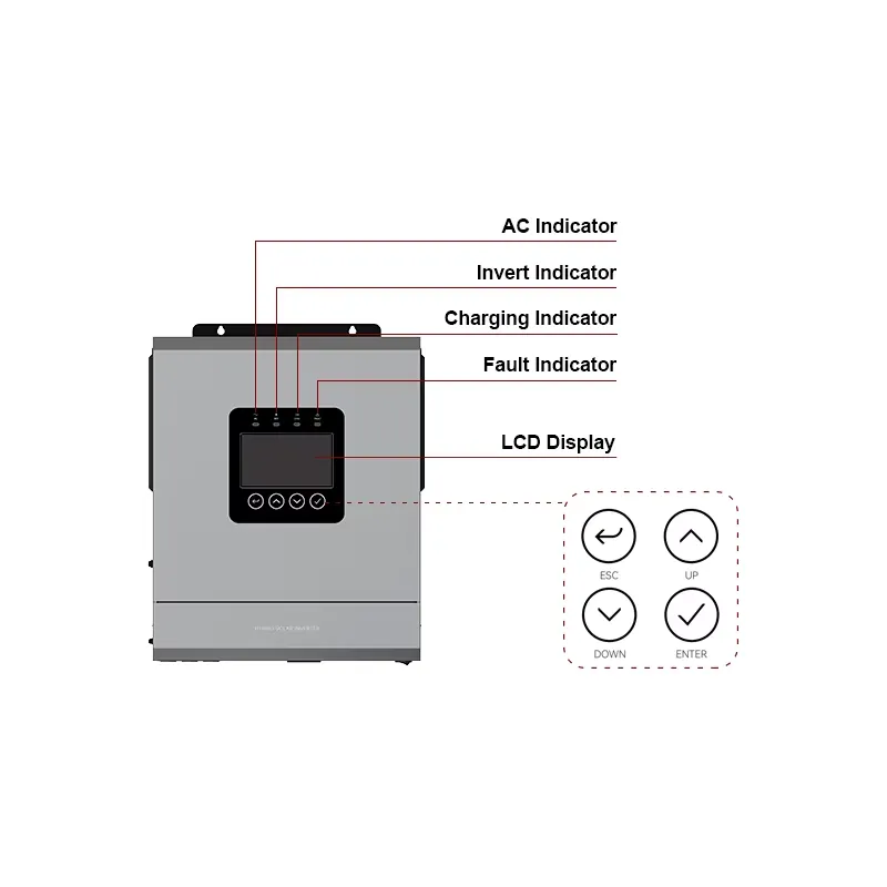 Inversor Solar MPPT Fuera de R - Off Grid Solar Inverter 48V 6000W reseña y precio