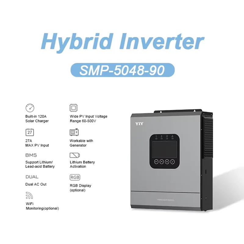 Inversor Solar MPPT Fuera de R - Off Grid Solar Inverter 48V 6000W reseña y precio