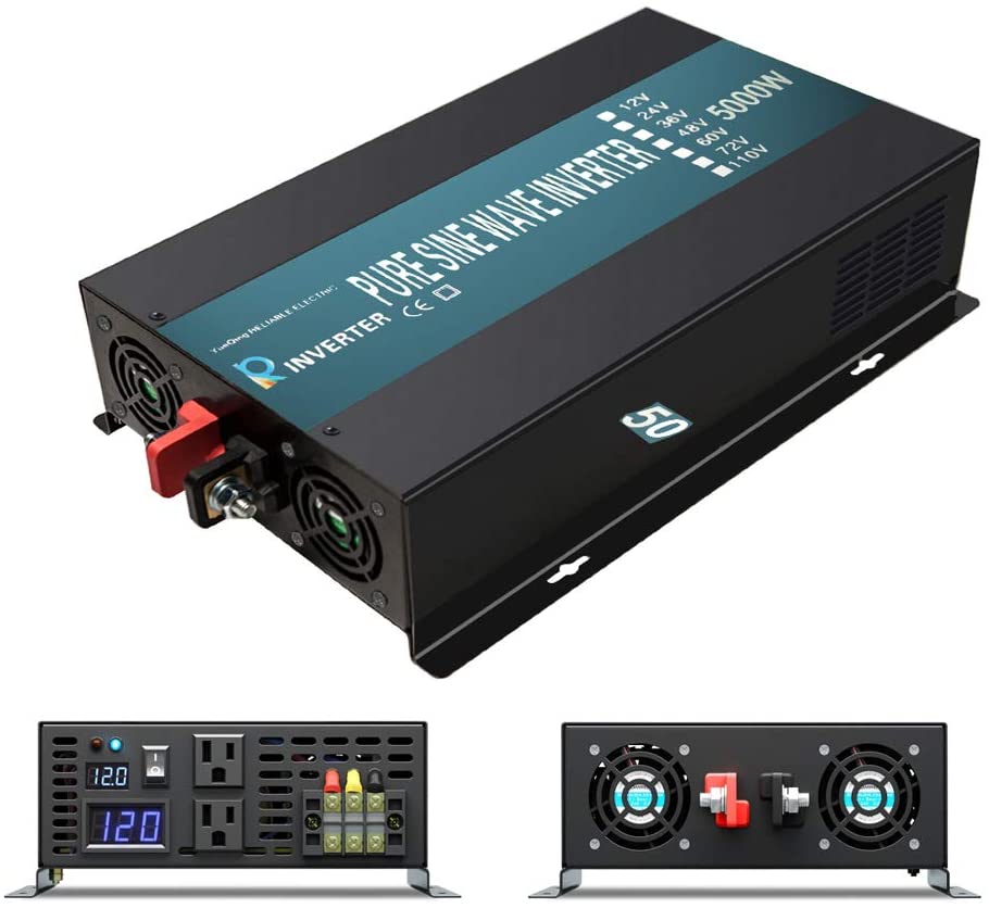 Inversor de onda sinusoidal pu - Pure Sine Wave Inverter 5000W 48V 220V reseña y precio