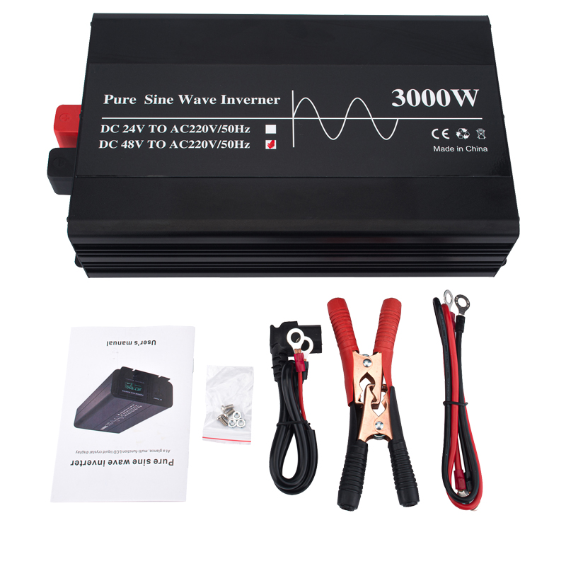 Inversor de conexión de onda s - Lifepo4 Solar Inverter 24V 3000W reseña y precio