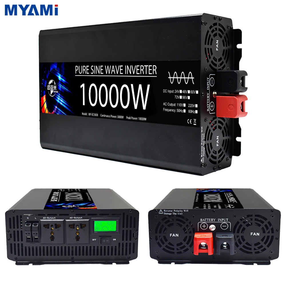 Inversor de Corriente de Onda  - Pure Sine Wave Inverter 5000W 48V 220V reseña y precio
