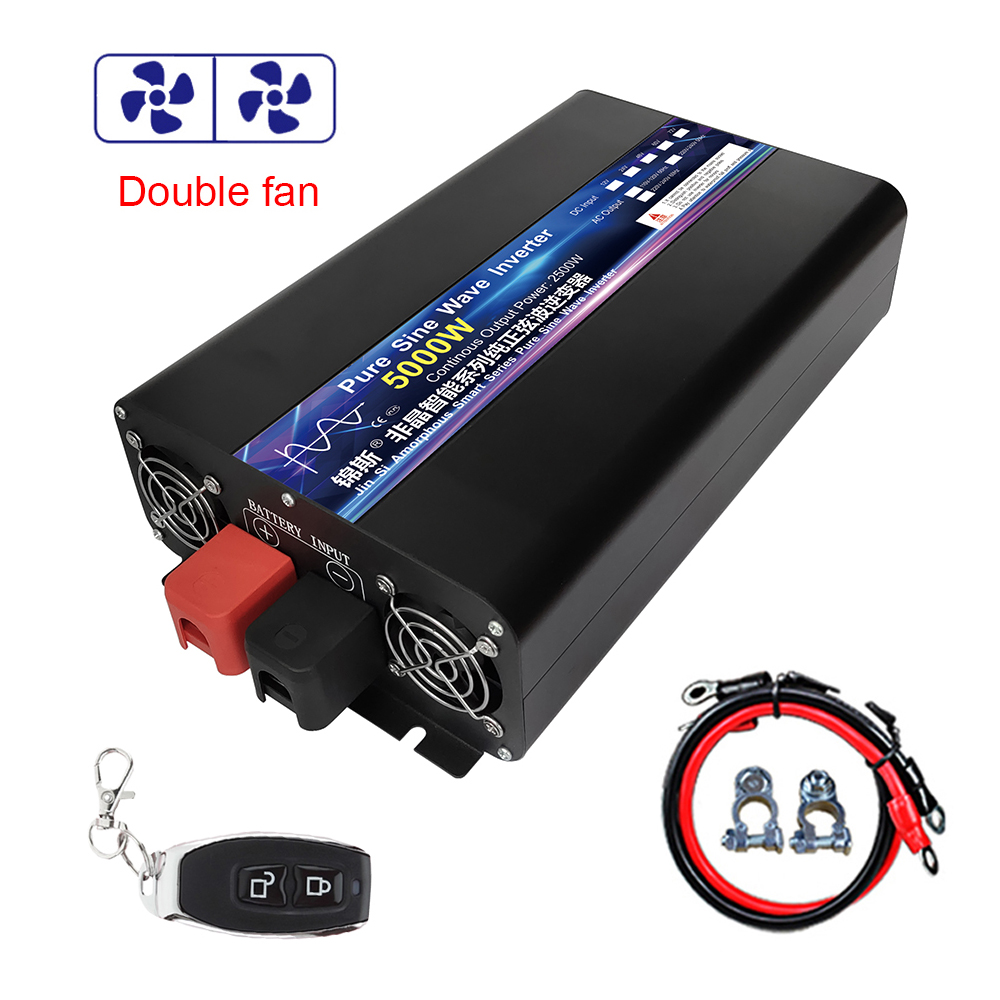 Inversor de potencia de onda s - Pure Sine Wave Inverter 5000W 48V 220V reseña y precio