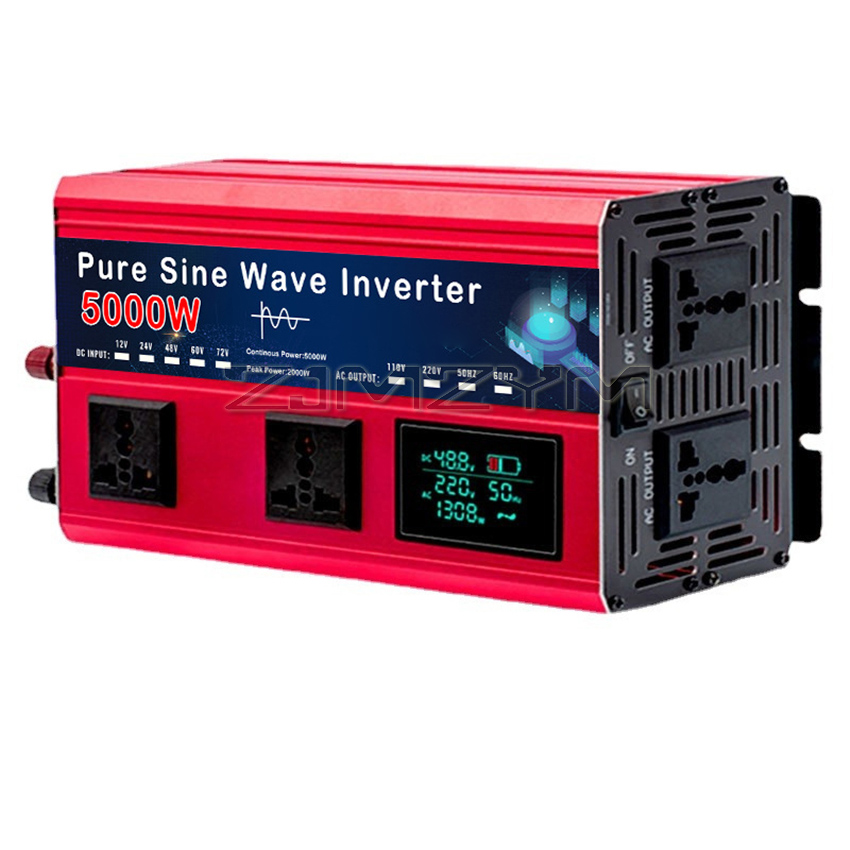Inversor de Onda Sinusoidal Pu - Pure Sine Wave Inverter 5000W 48V 220V reseña y precio