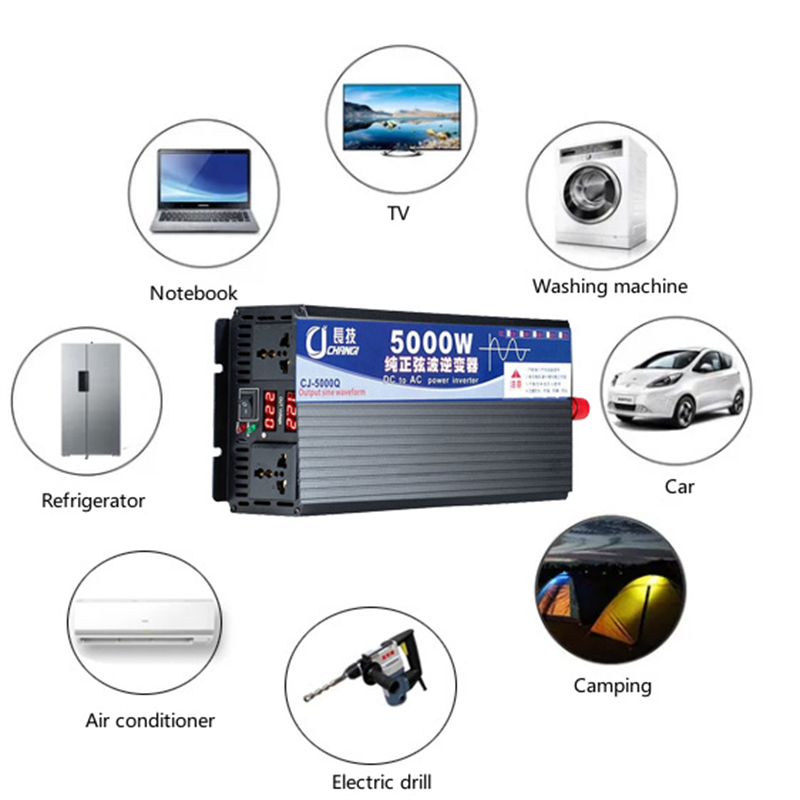 Inversor de onda sinusoidal pu - Inverter Pure Sine Wave 60Hz 120V 3000W reseña y precio