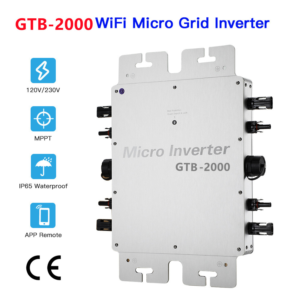 2000W 2400W 2800W Micro invers - Grid Tie Inverter Limiter 2000W reseña y precio