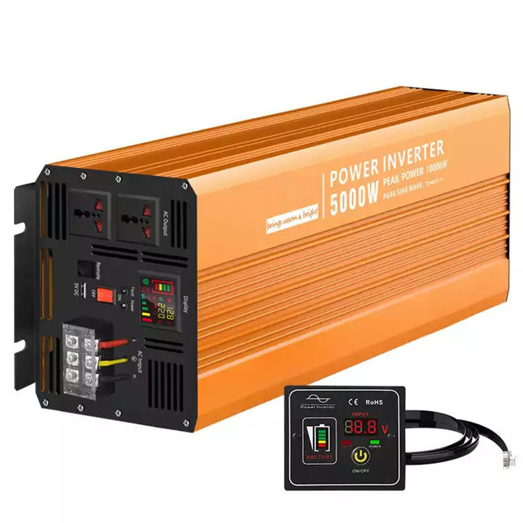Inversor Solar de Onda Sinusoi - Pure Sine Wave Inverter 5000W 48V 220V reseña y precio