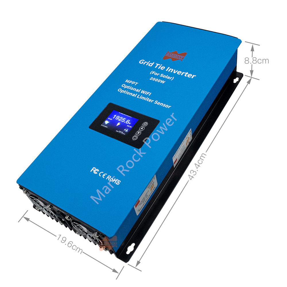Inversor Solar de Conexión a R - Grid Tie Inverter Limiter 2000W reseña y precio