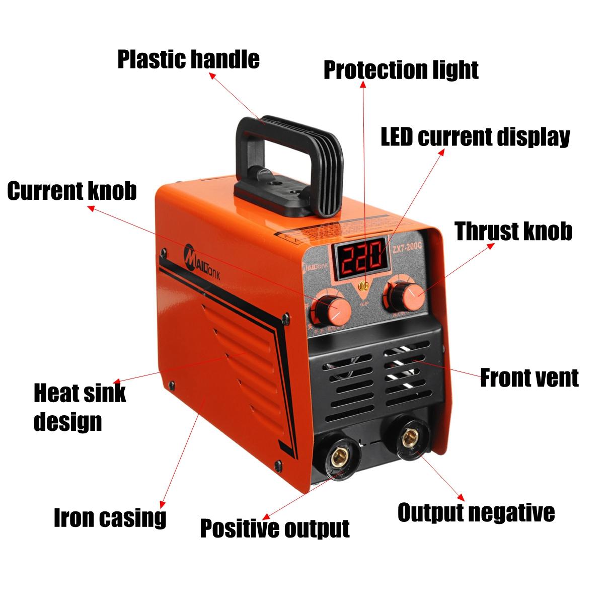 ZX7-200C Inversor IGBT de mano - Inverter Welding Machine Igbt 300A reseña y precio