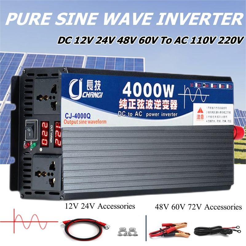 Inversor de onda sinusoidal pu - Inverter Pure Sine Wave 60Hz 120V 3000W reseña y precio