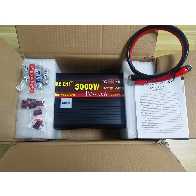 Inversor de Corriente Solar de - Pure Sine Wave Inverter 5000W 48V 220V reseña y precio