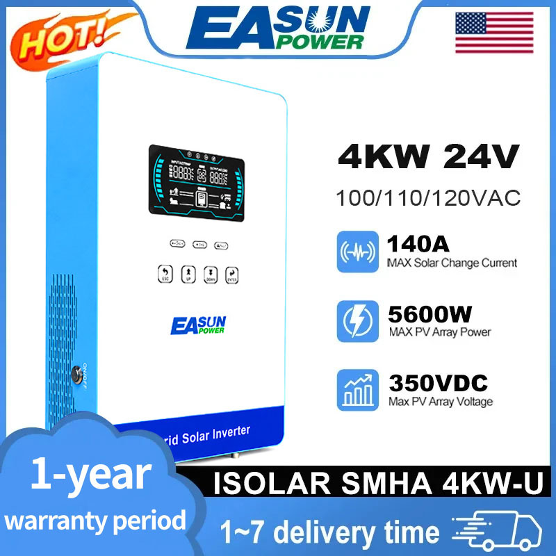 Inversor Híbrido EASUN POWER d - Grid Tie Inverter Limiter 2000W reseña y precio