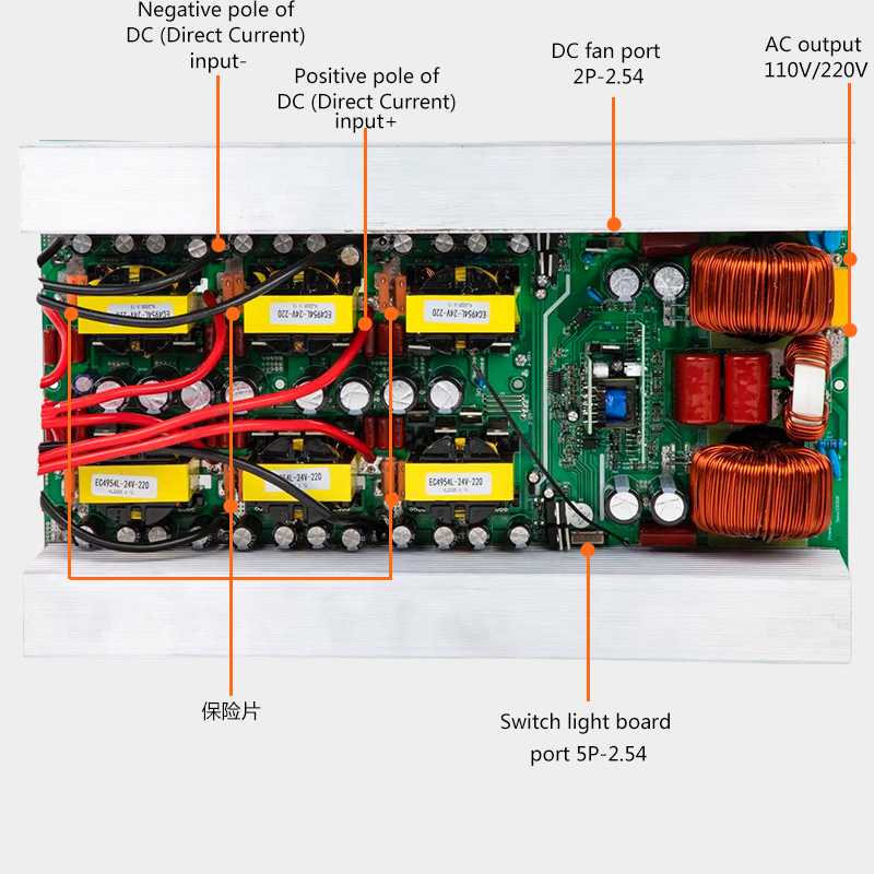 Placa principal del inversor d - Pure Sine Wave Inverter Board 24V 48V reseña y precio