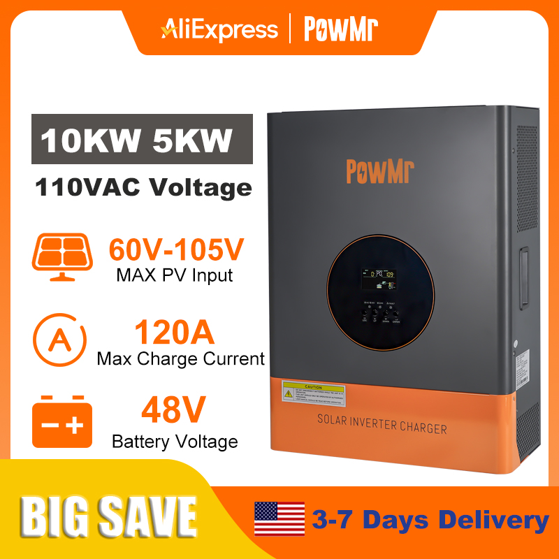 Inversor de Fase Dividida PowM - Split Phase Inverter 10Kw 110V 220V reseña y precio