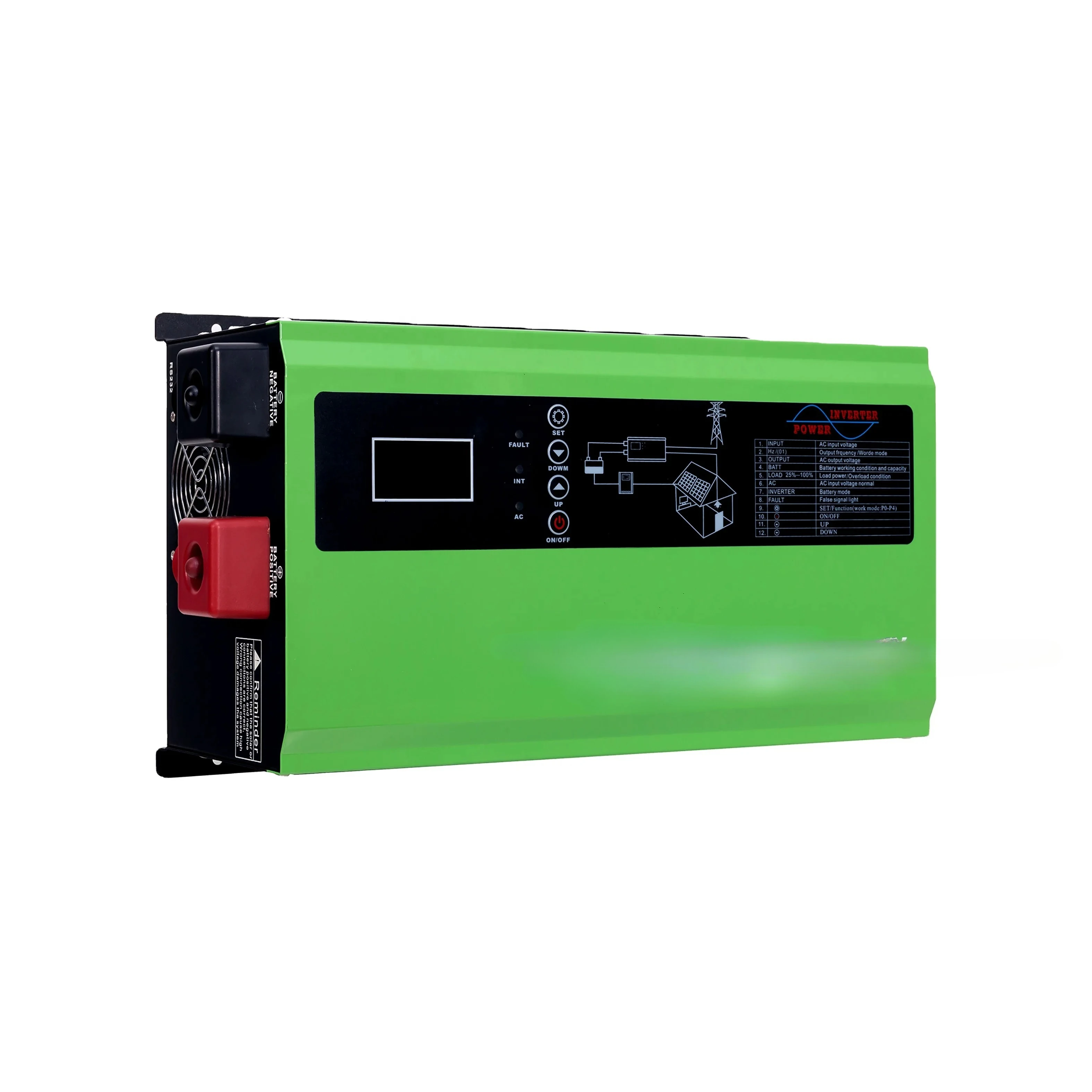 Inversores y convertidores sol - Off Grid Solar Inverter 48V 6000W reseña y precio